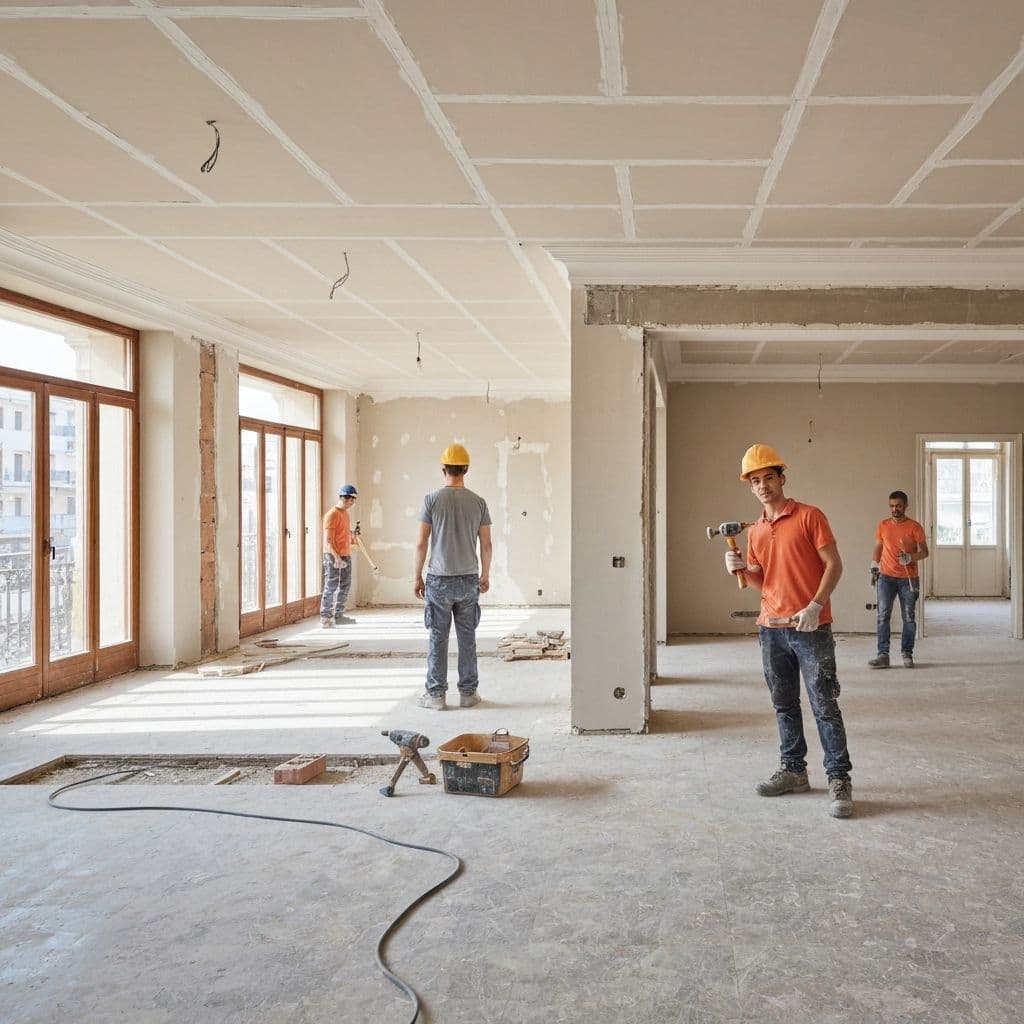 Professional renovation team